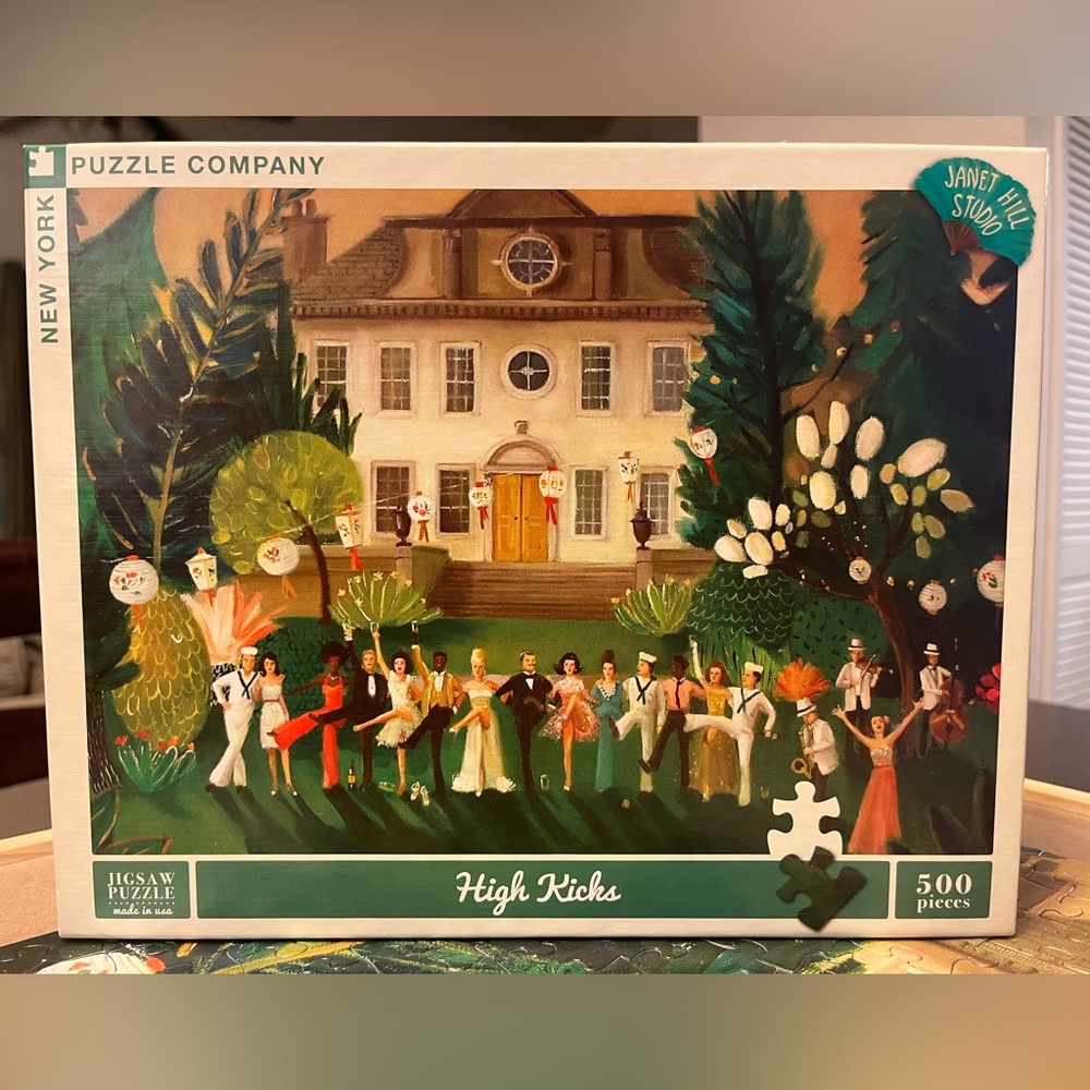 New York Puzzle Company, High Kicks 500-Piece Jigsaw Puzzle